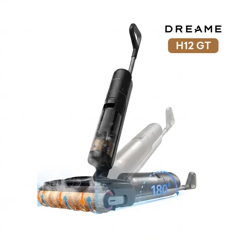 เครื่องดูดฝุ่นถูพื้น Dreame H12 GT ปรับเอนได้ 180 องศา ทำความสะอาดใต้เฟอร์นิเจอร์