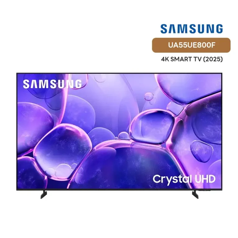 รีวิว Samsung UA55UE800F ทีวี 55 นิ้ว 4K Crystal Processor HDR10+ Tizen 7.0 พร้อม ALLM VRR สำหรับเกม ราคา 10,990 บาท