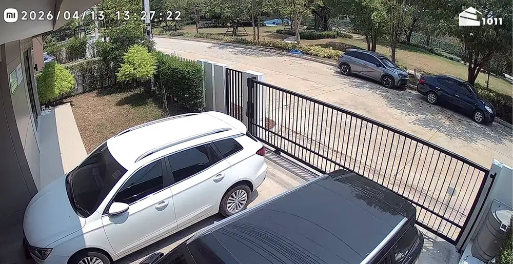 รีวิวภาพจริงจากกล้องวงจรปิดภายนอก Xiaomi BW300 ตอนกลางวัน มุมมองกว้างเห็นหน้าบ้านชัดเจน